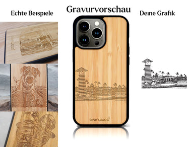 INDIVIDUEL iPhone 15 Pro bambou plastique